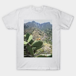 La Gomera landscape mountains cactus T-Shirt